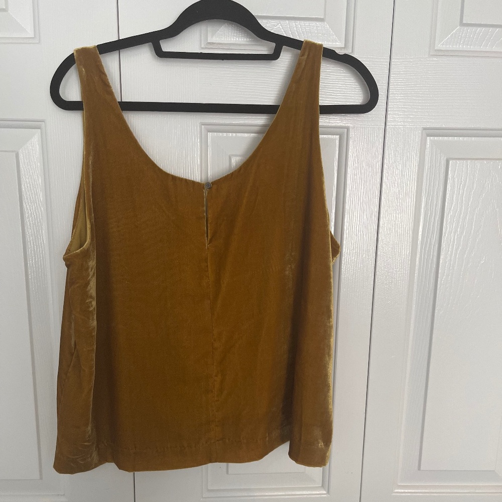 J Crew Velvet top.